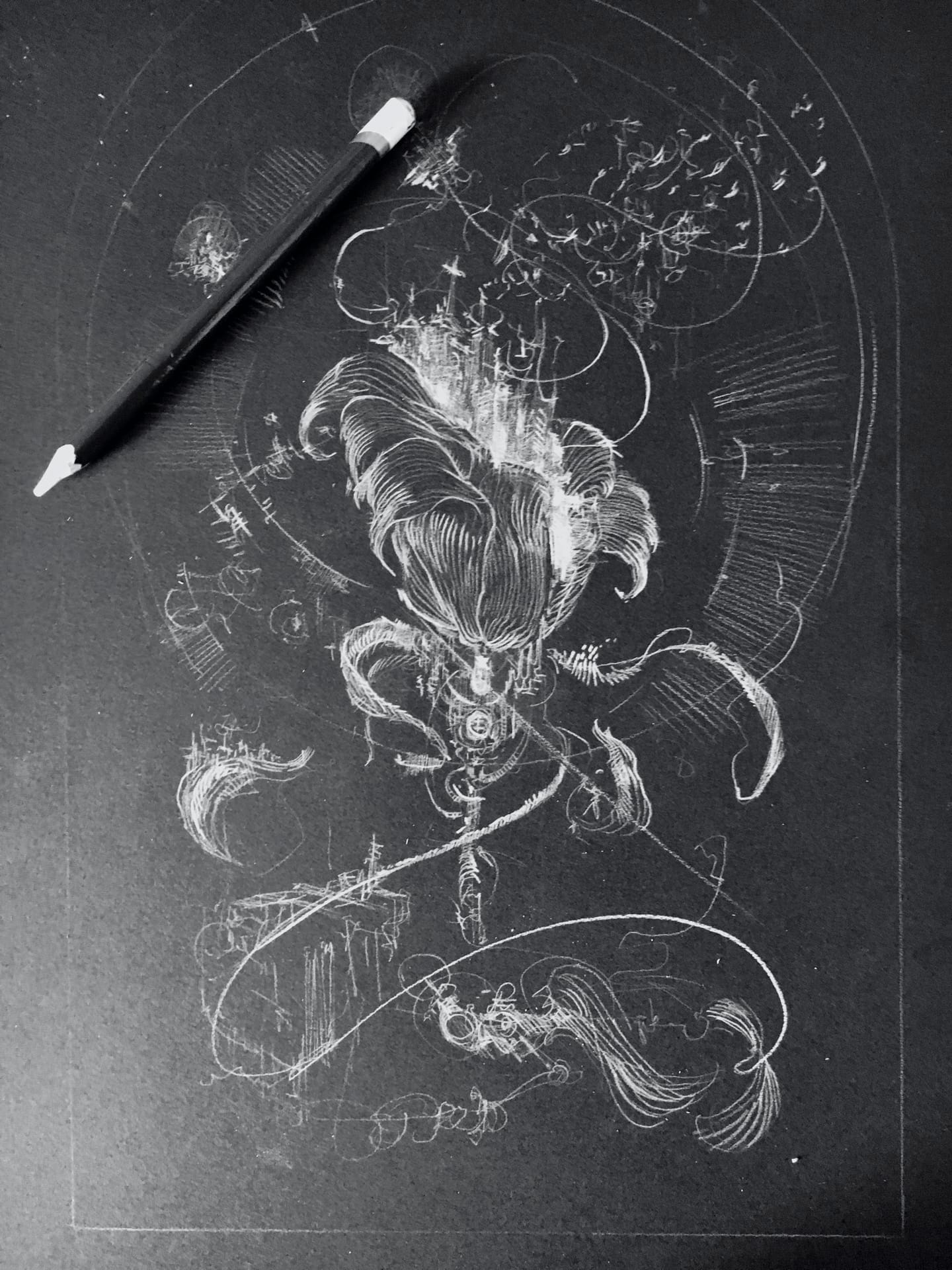 Flower drawing